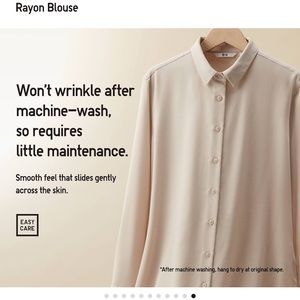 Uniqlo rayon t shirt pink